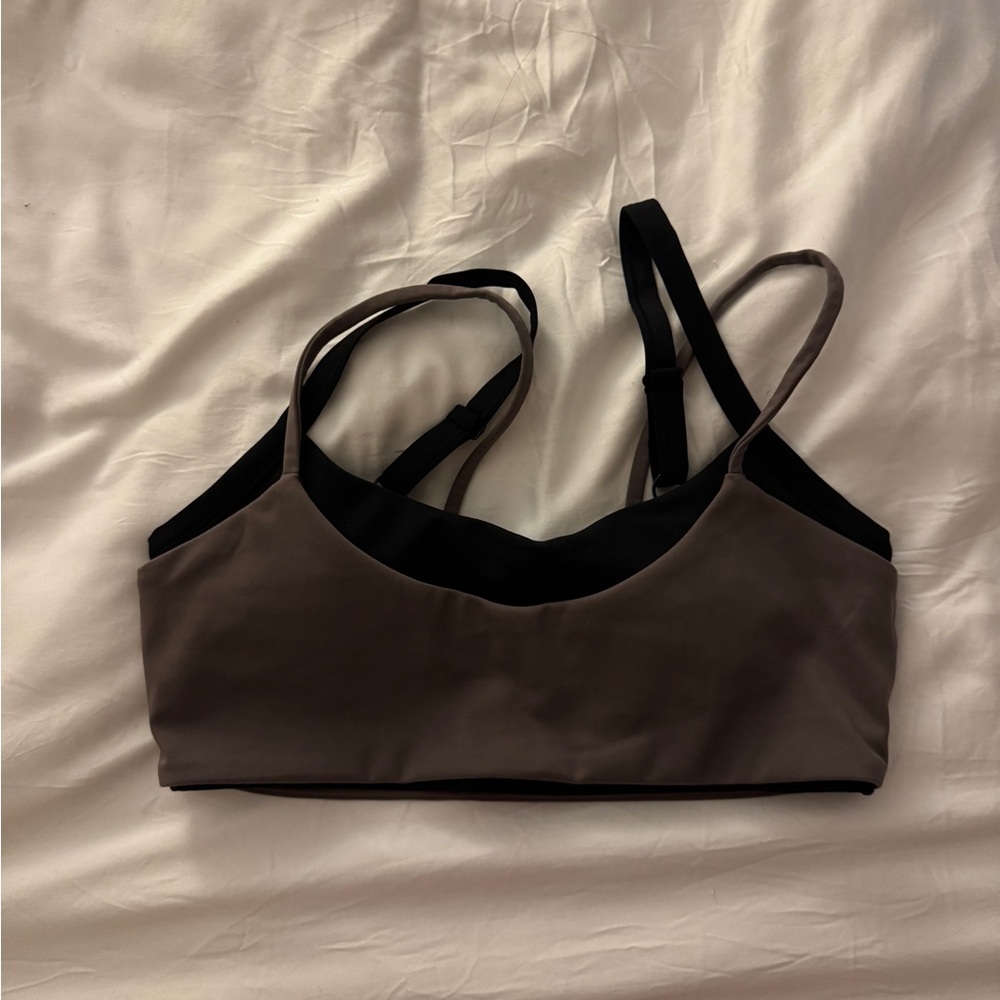 Form by Sami Clarke Walnut Layered Bra size small